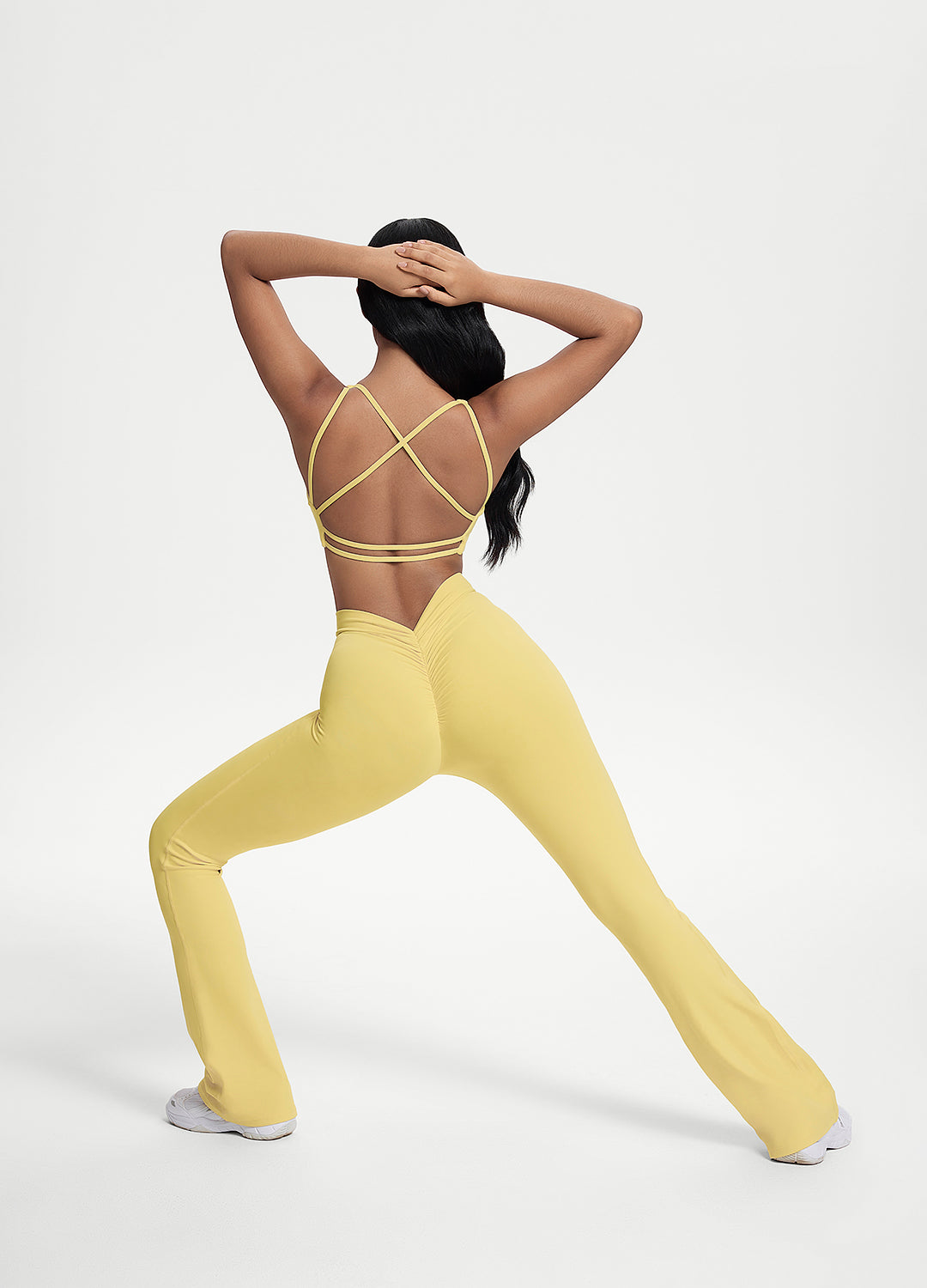 Scrunch Back Flared Leggings - Image 5