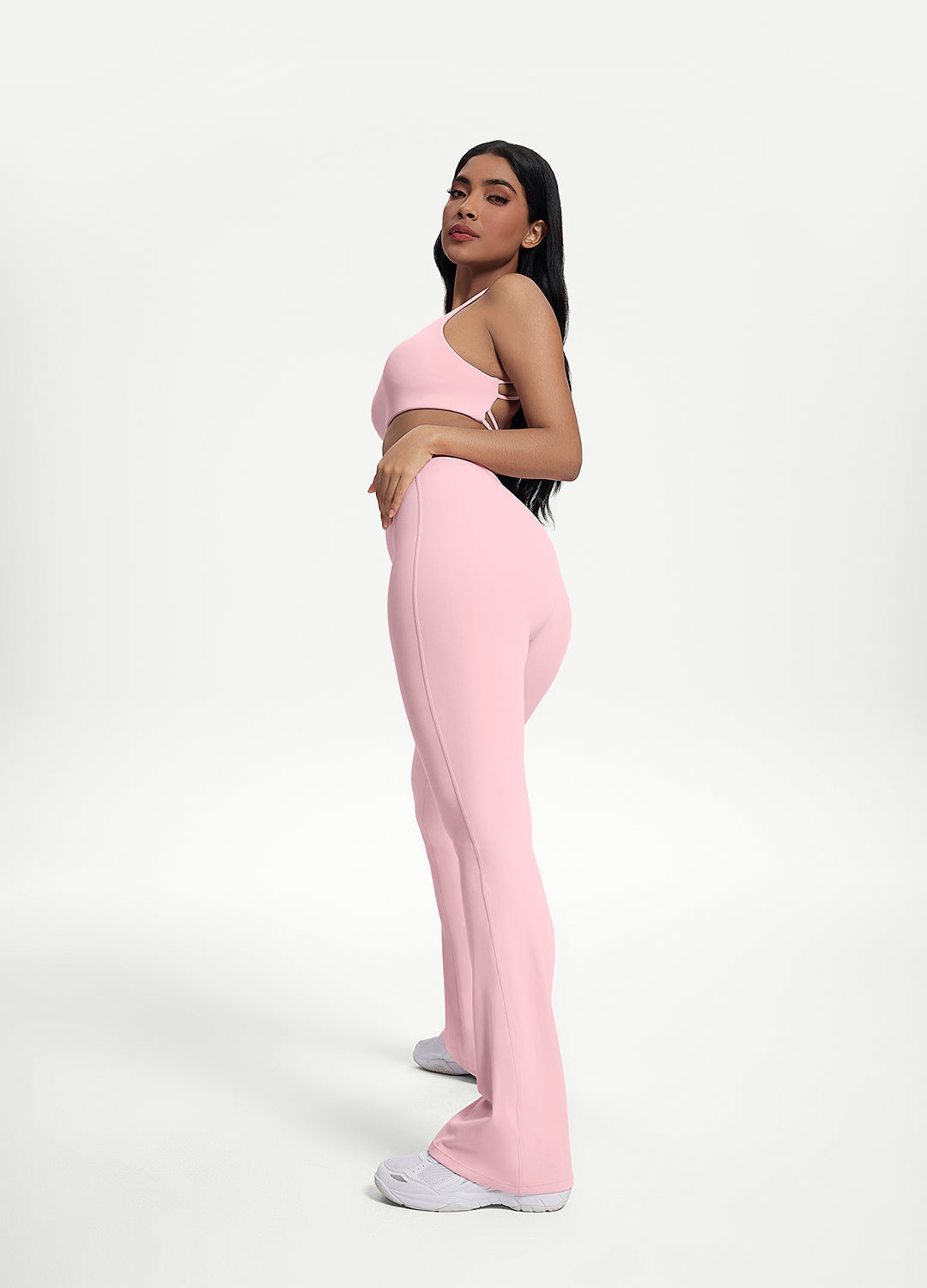 Scrunch Back Flared Leggings - Image 5