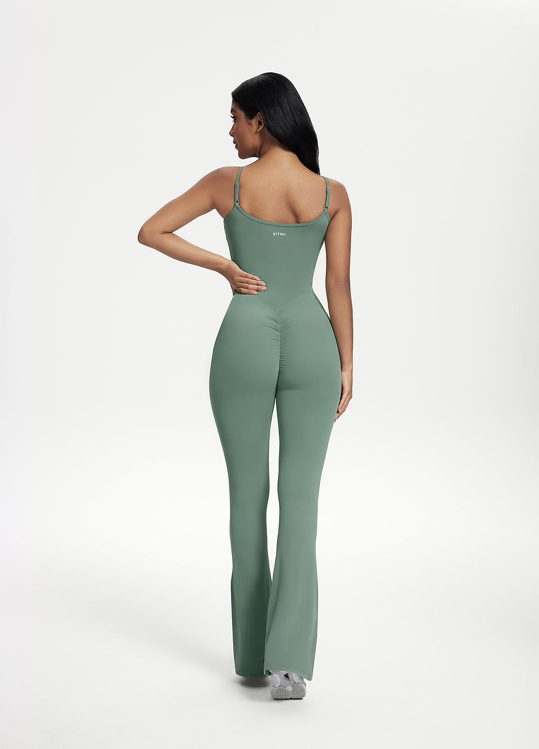 Flared Scrunch Jumpsuit - Image 3
