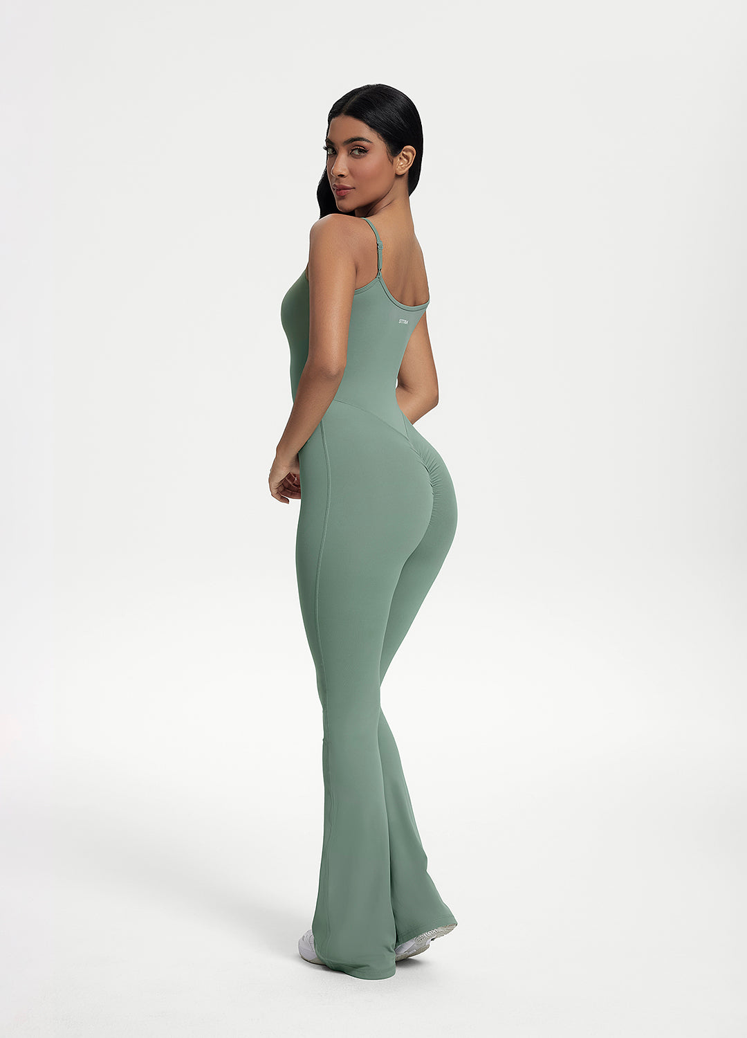 Flared Scrunch Jumpsuit - Image 2
