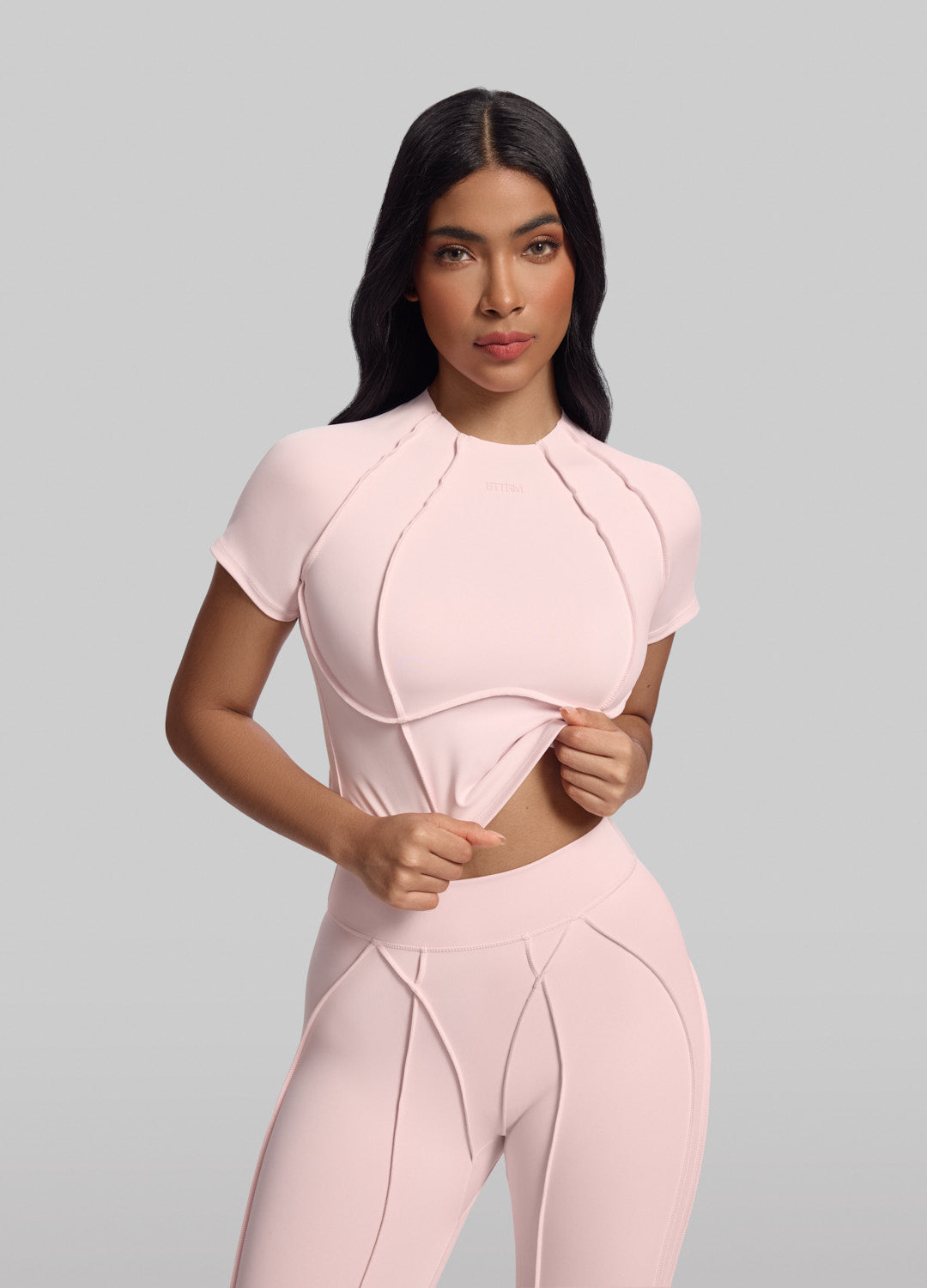 Contour Stitch Crop Top - Image 4