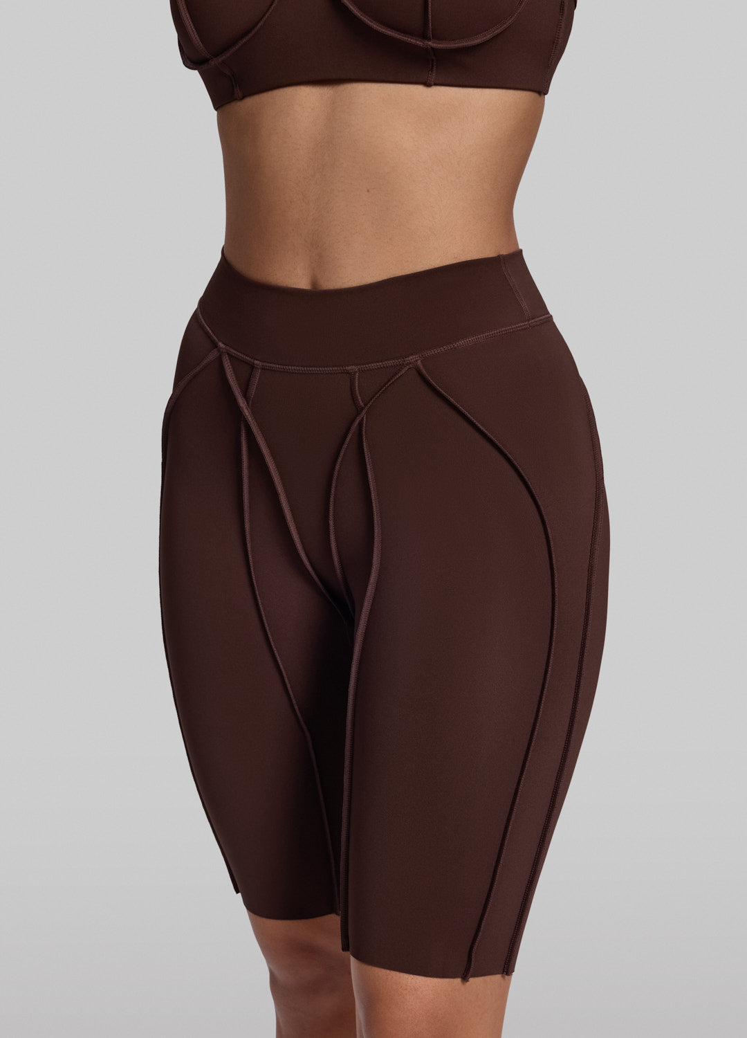 Contour Stitch Bike Shorts - Image 4