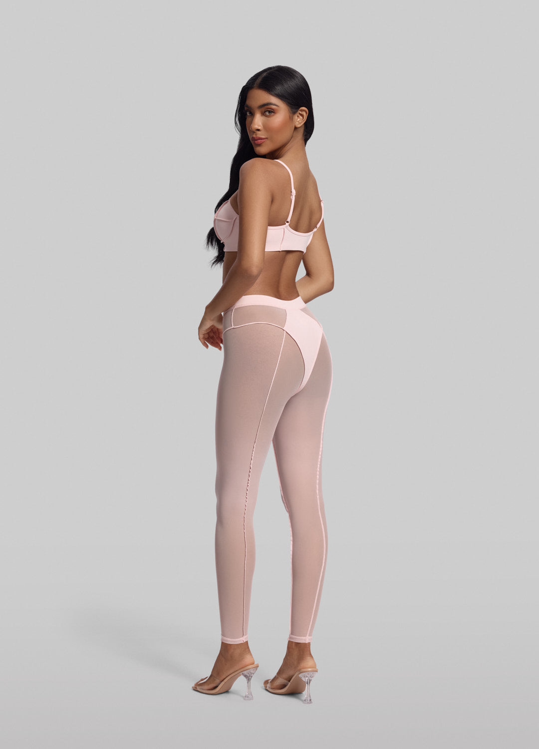Semi-Sheer High-Rise Leggings - Image 5