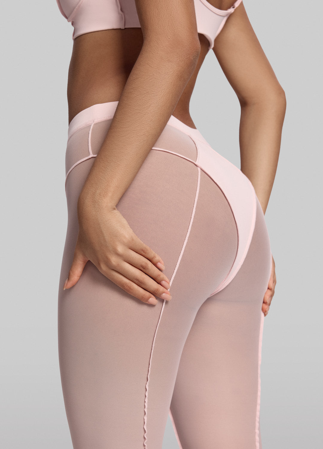 Semi-Sheer High-Rise Leggings - Image 4
