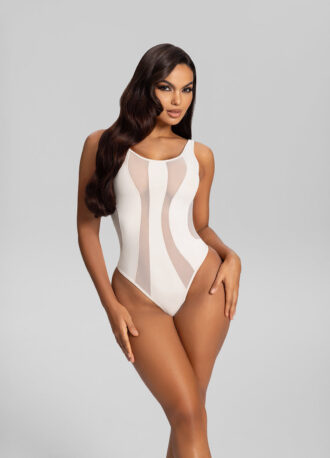 Mesh Lines Bodysuit