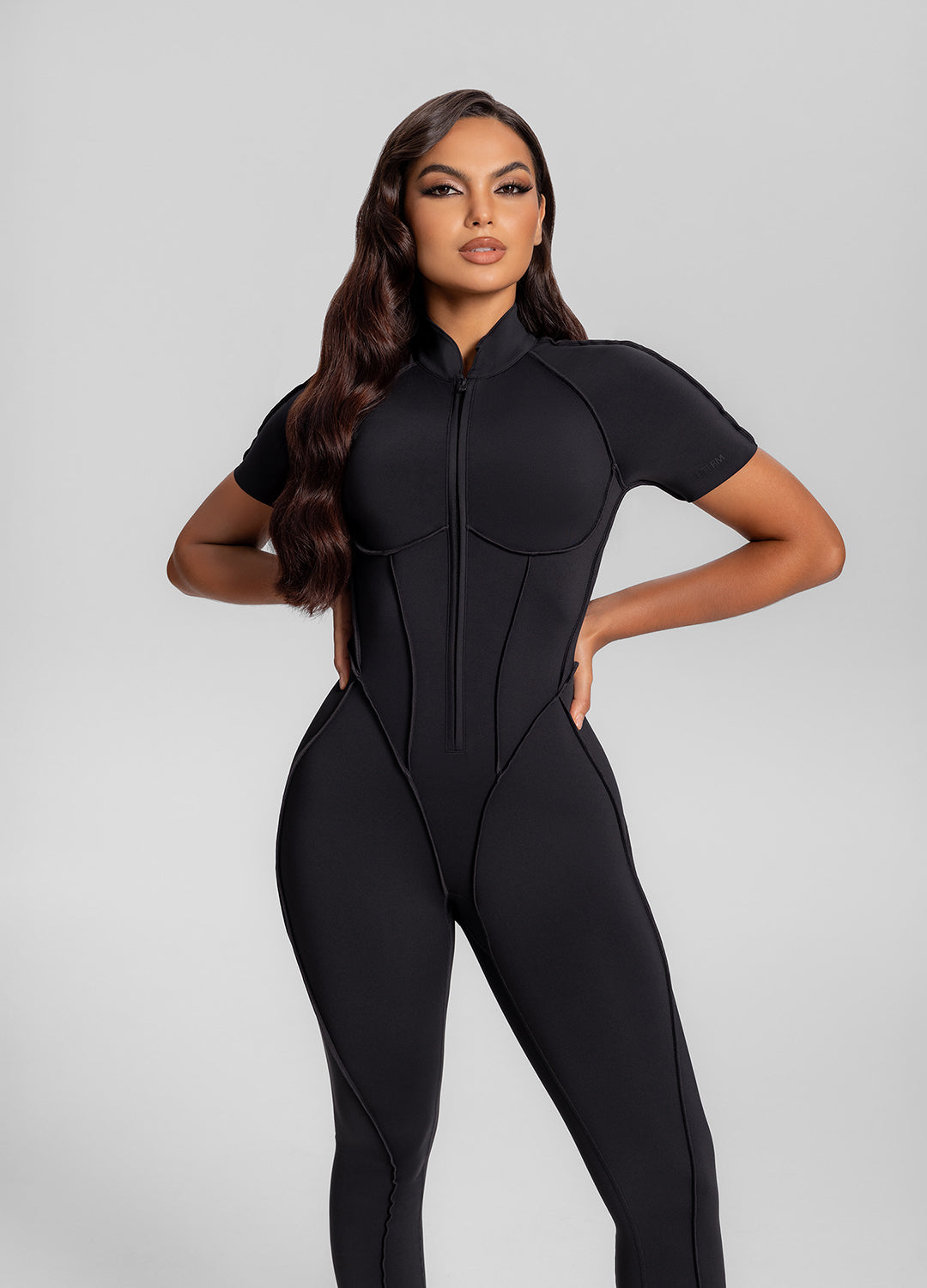 Short Sleeve Closed-Back Catsuit - Image 4