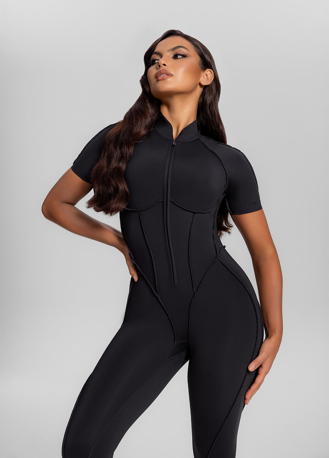 Short Sleeve Closed-Back Catsuit - Image 5