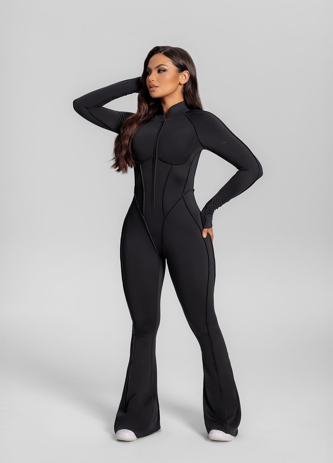 Flared Closed-Back Catsuit - Image 6