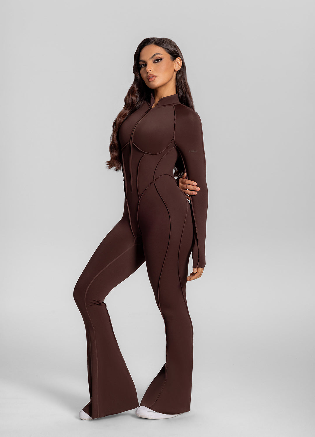 Flared Closed-Back Catsuit - Image 2