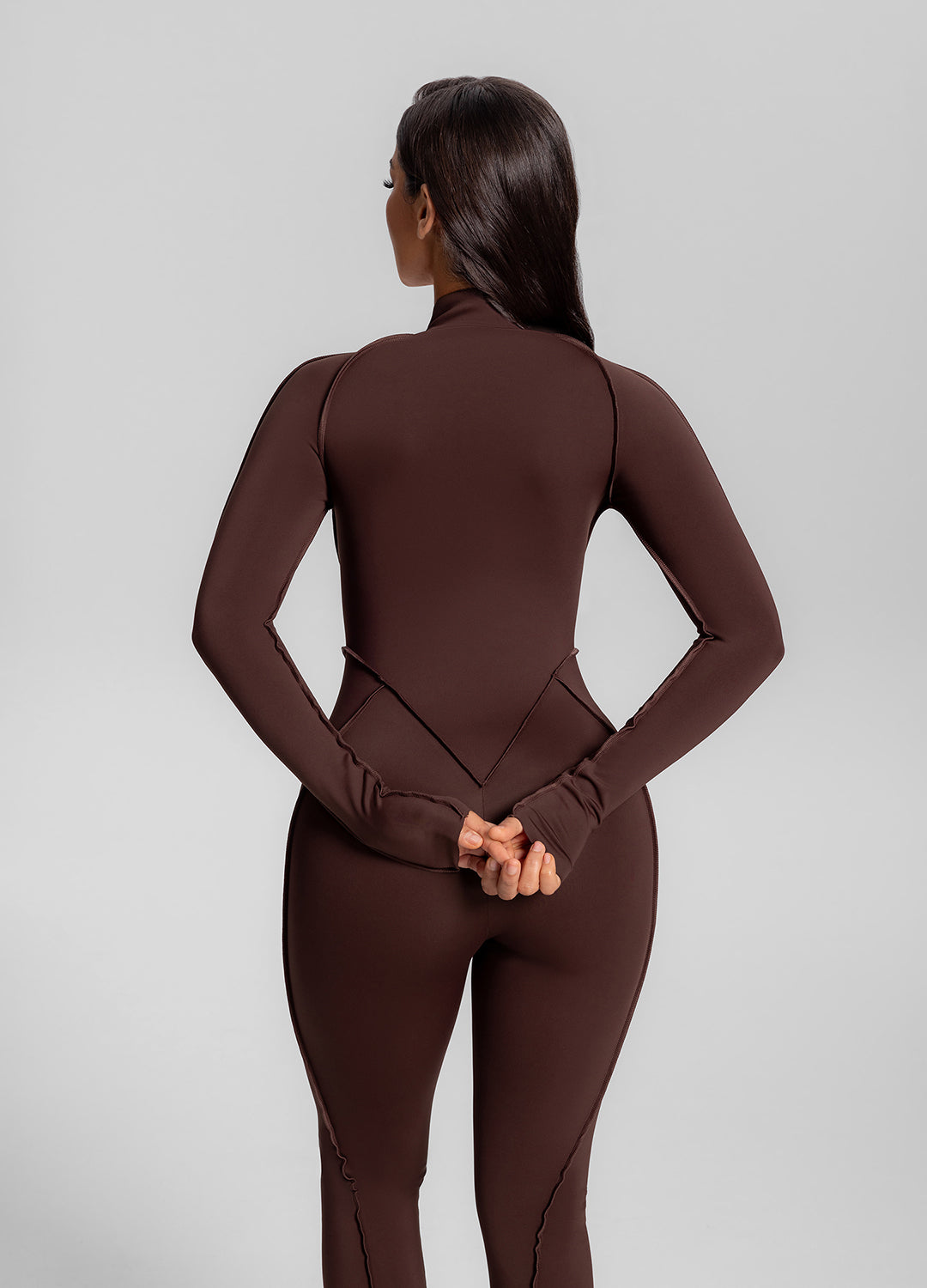 Flared Closed-Back Catsuit - Image 3