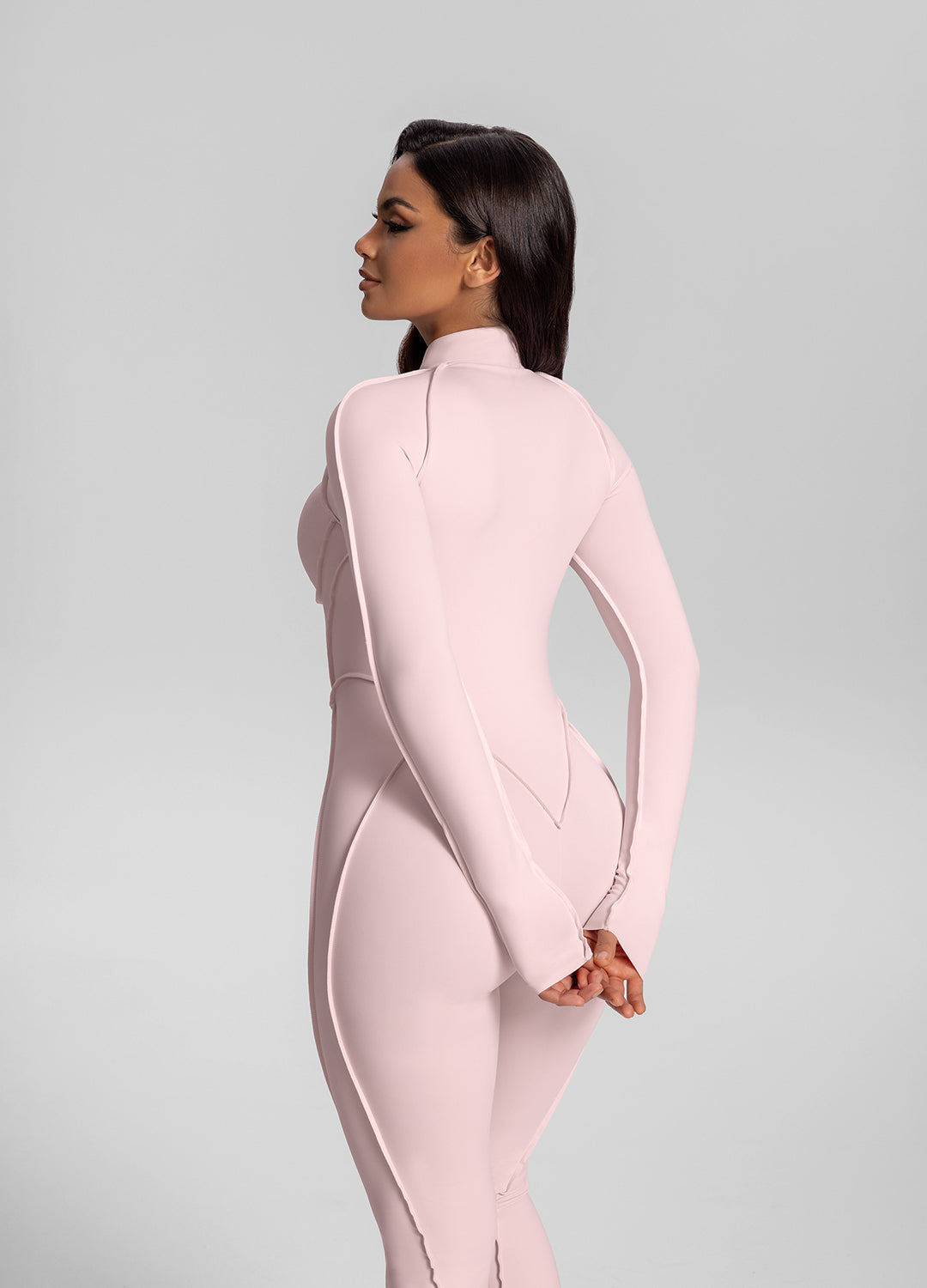 Flared Closed-Back Catsuit - Image 2