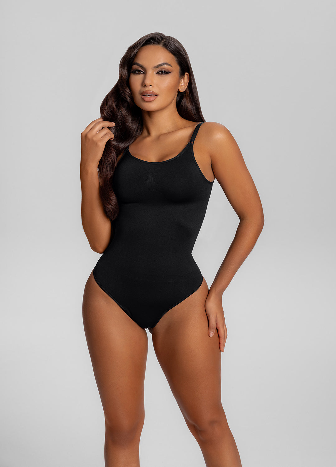 Seamless Strap Tummy-Control Full Body Shaper Bodysuit - Image 4