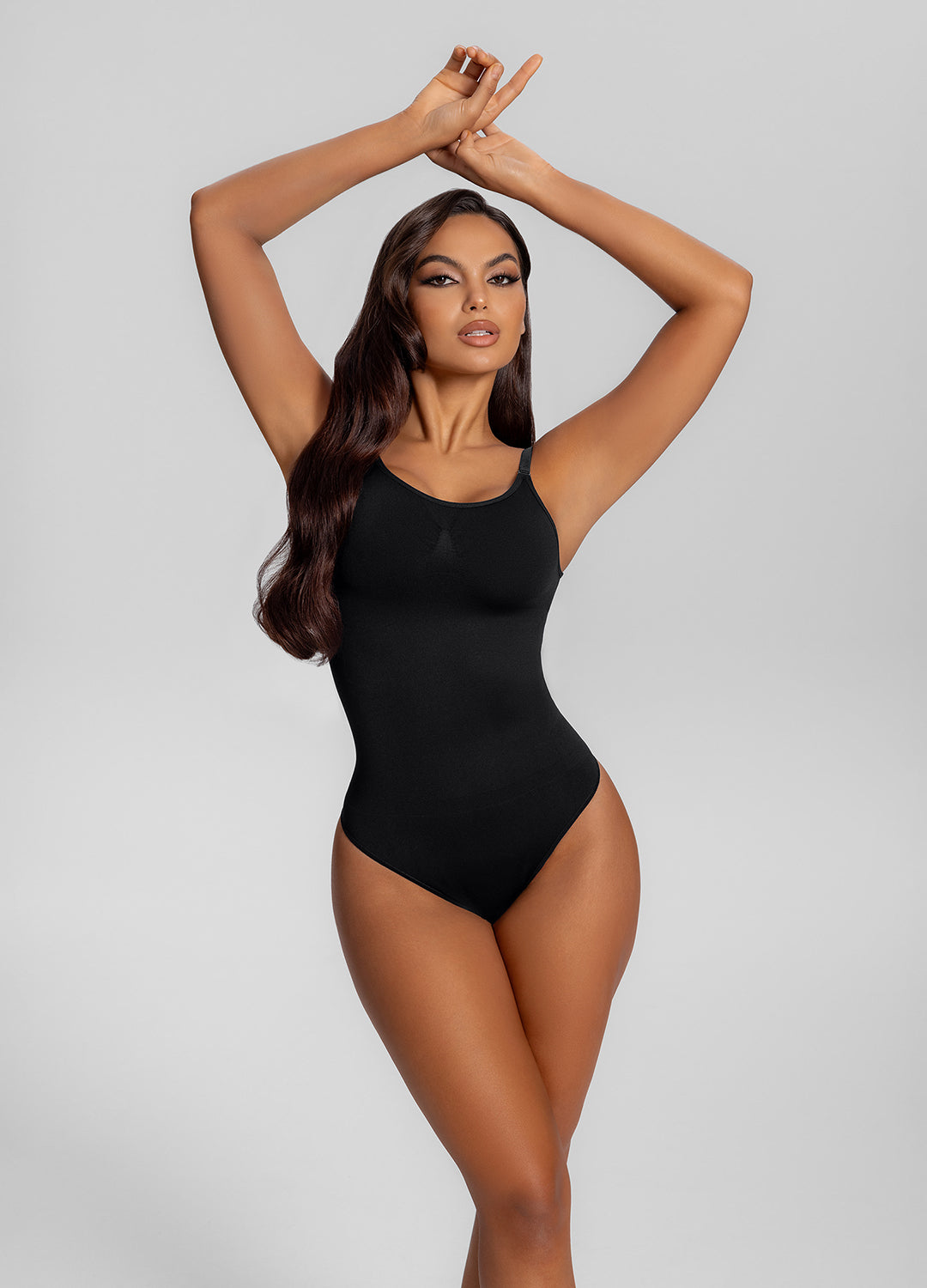 Seamless Strap Tummy-Control Full Body Shaper Bodysuit - Image 5