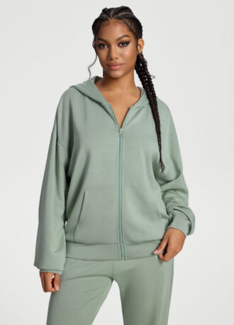 Oversized Zip-Up Hoodie