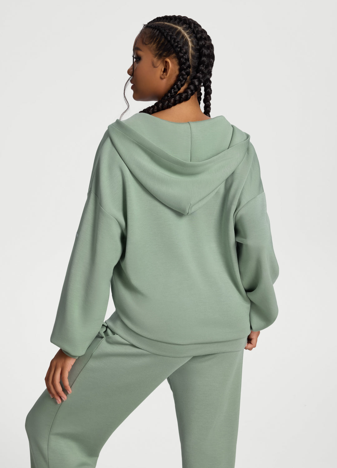 Oversized Zip-Up Hoodie - Image 3