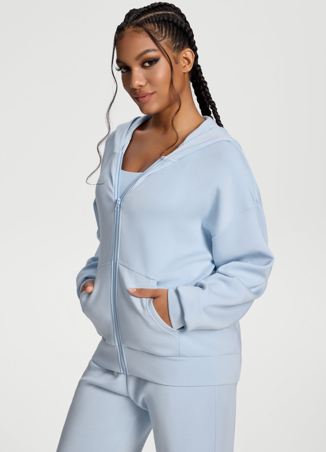 Oversized Zip-Up Hoodie - Image 2