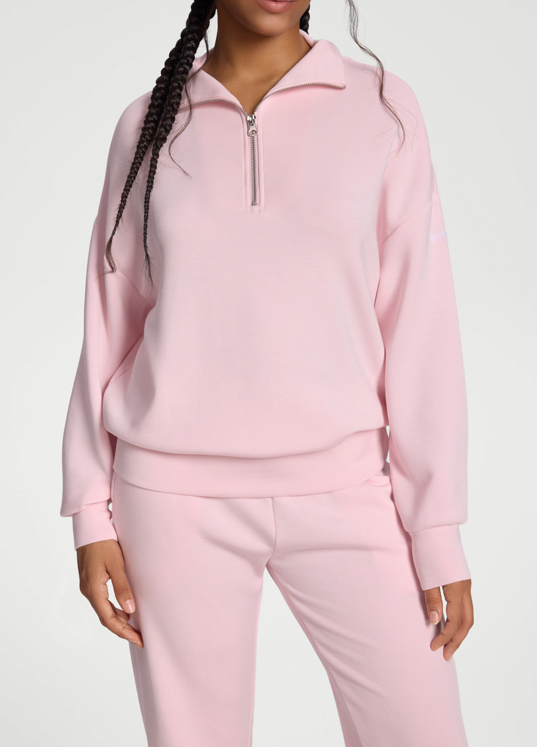 Half-Zip Long Sleeve Sweatshirt - Image 4