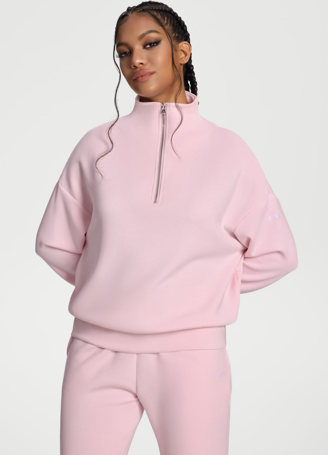 Half-Zip Long Sleeve Sweatshirt - Image 5