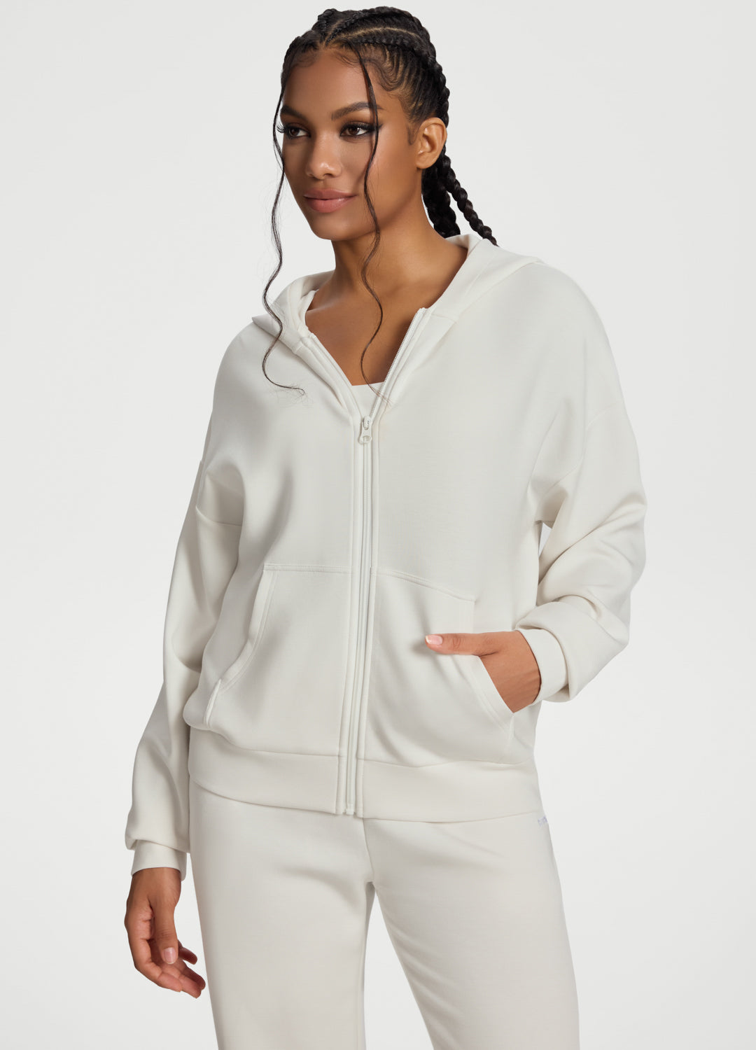 Oversized Zip-Up Hoodie