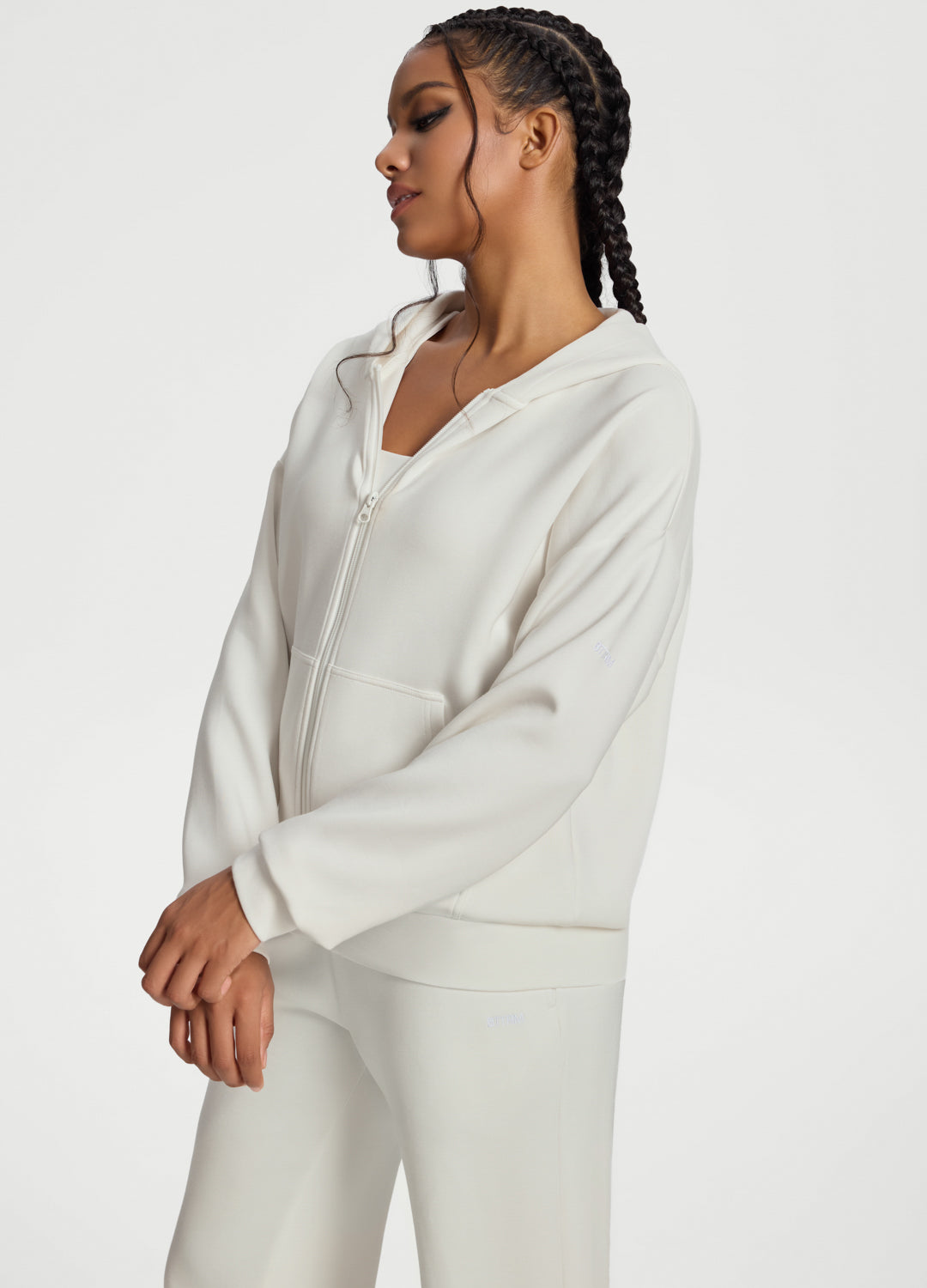 Oversized Zip-Up Hoodie - Image 2