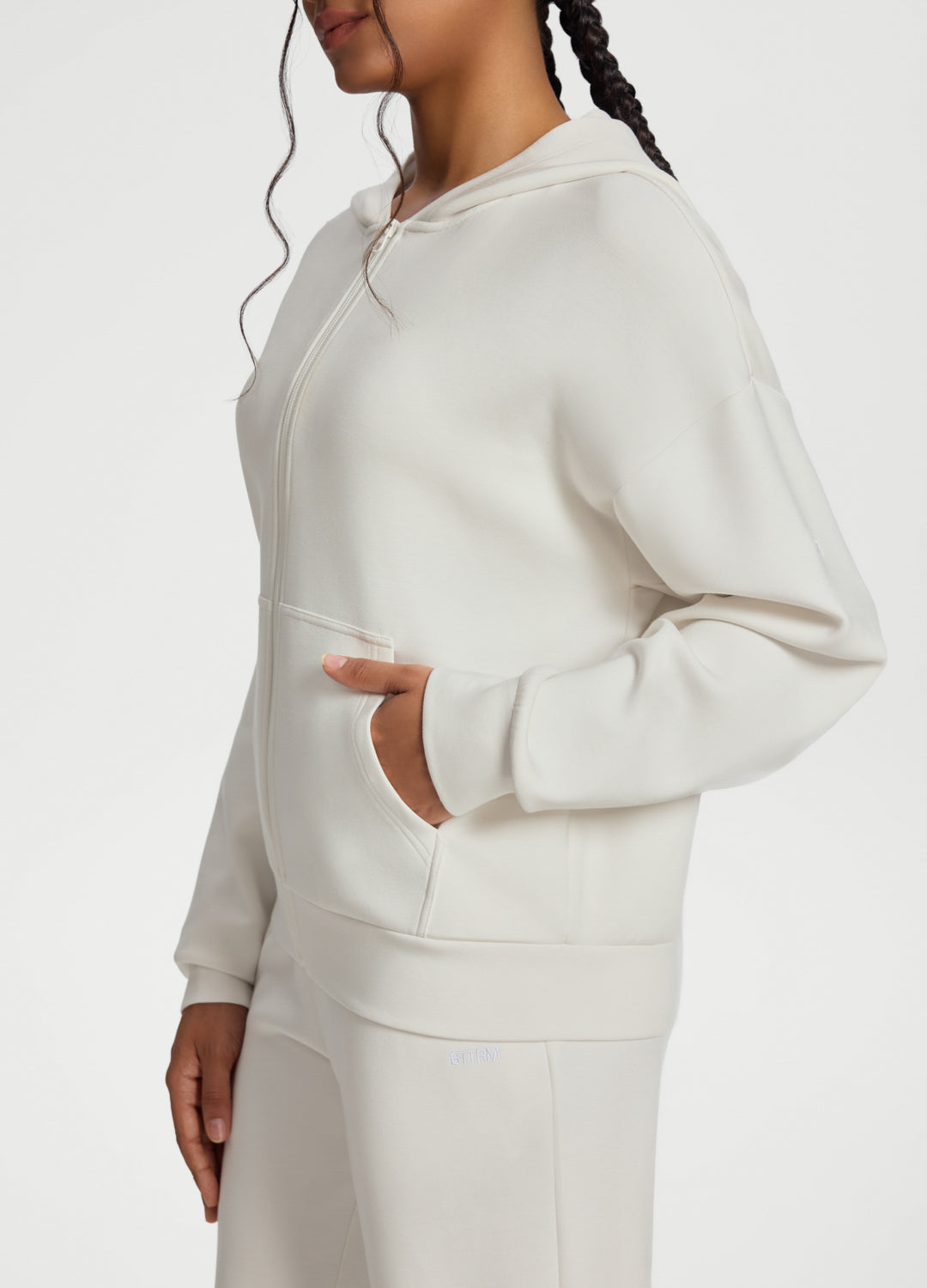 Oversized Zip-Up Hoodie - Image 4