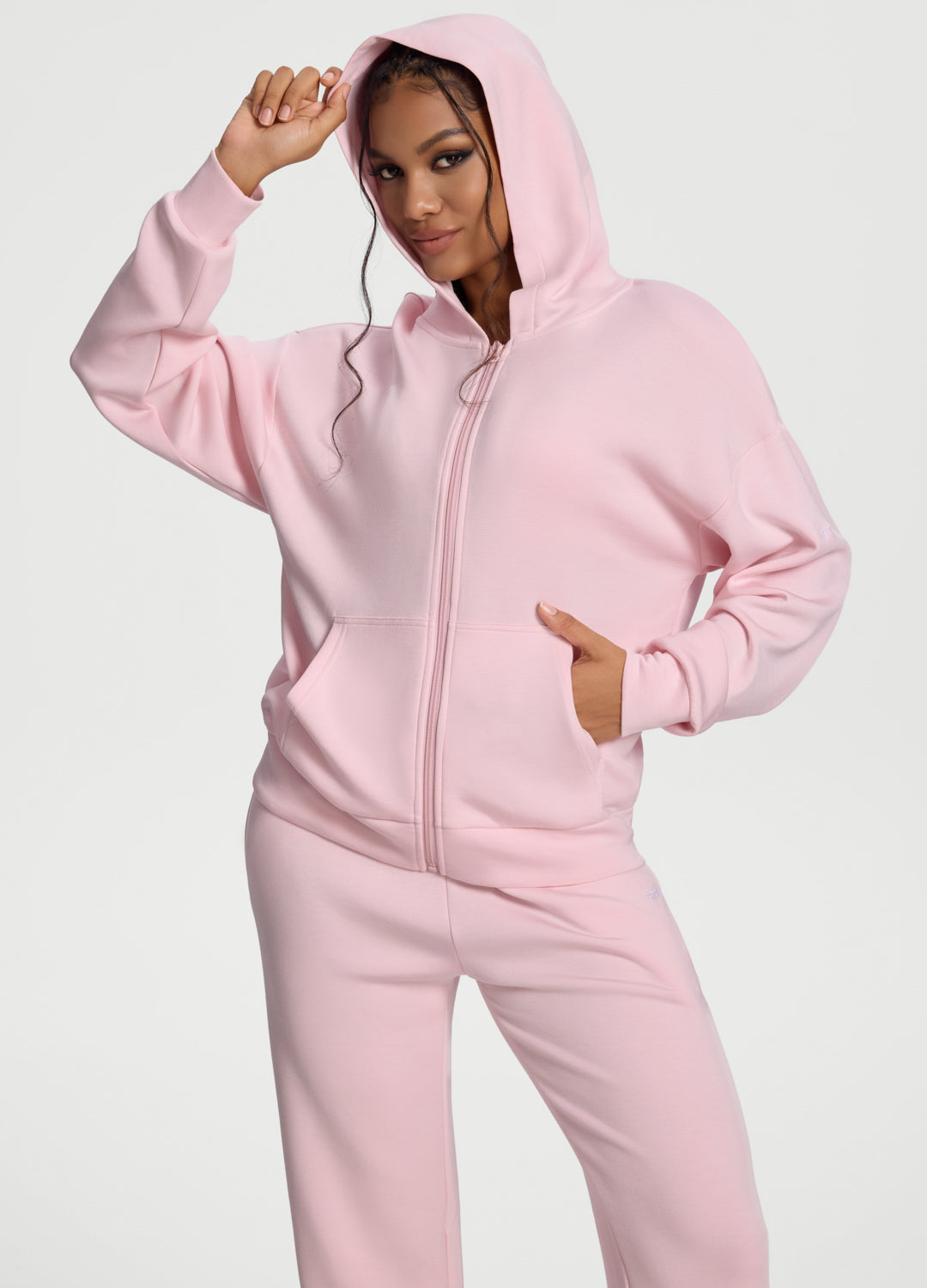 Oversized Zip-Up Hoodie - Image 4