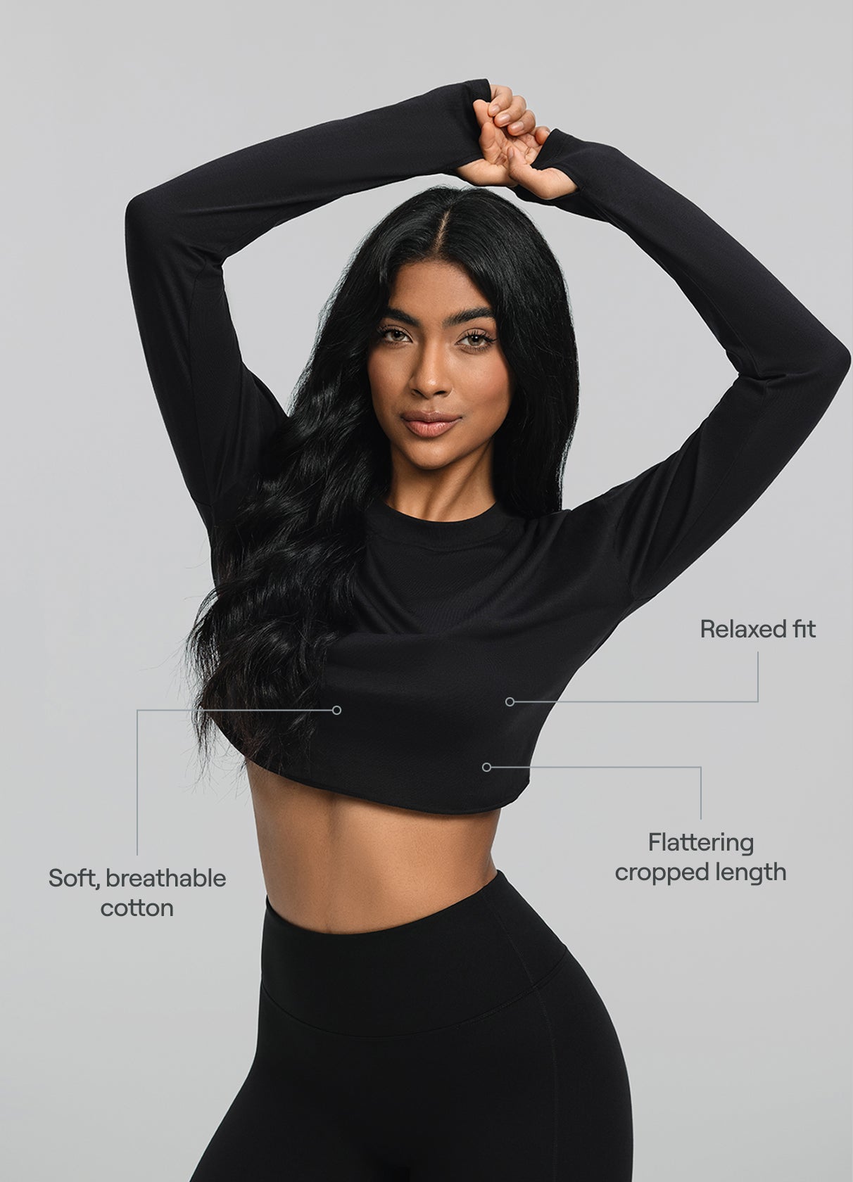 Cropped Long Sleeve - Image 2