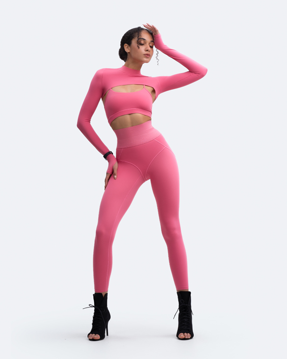 Long Sleeve Crew Neck Shrug - Image 6