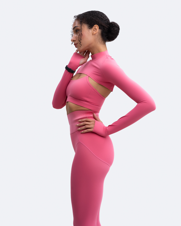 Long Sleeve Crew Neck Shrug - Image 3