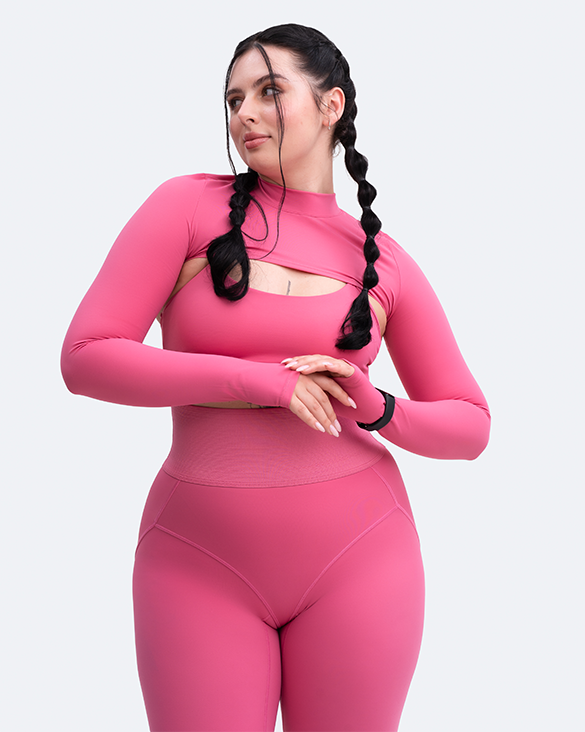Long Sleeve Crew Neck Shrug - Image 12