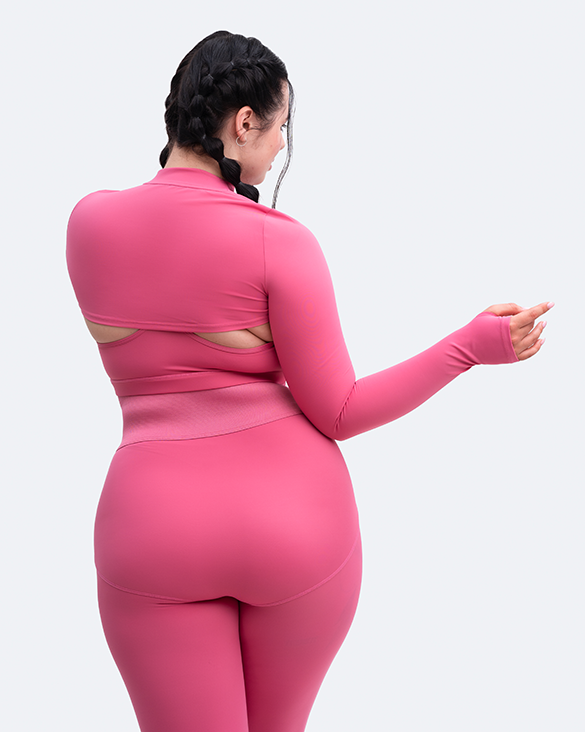 Long Sleeve Crew Neck Shrug - Image 14
