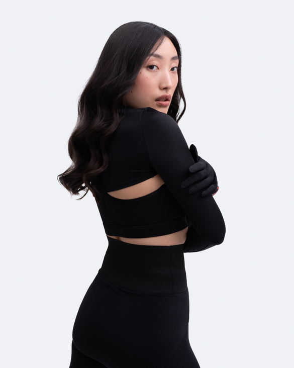 Glove Sleeve Crop Top - Image 4