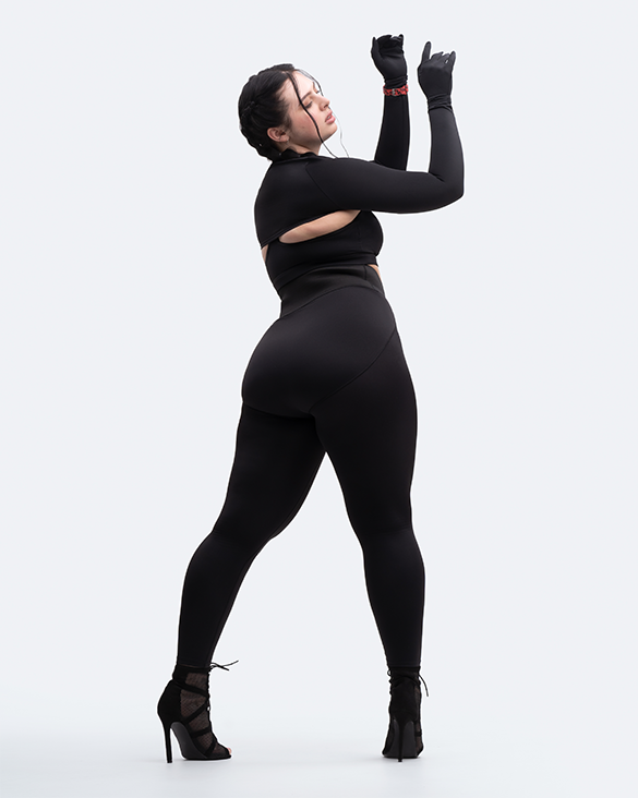 Glove Sleeve Crop Top - Image 16