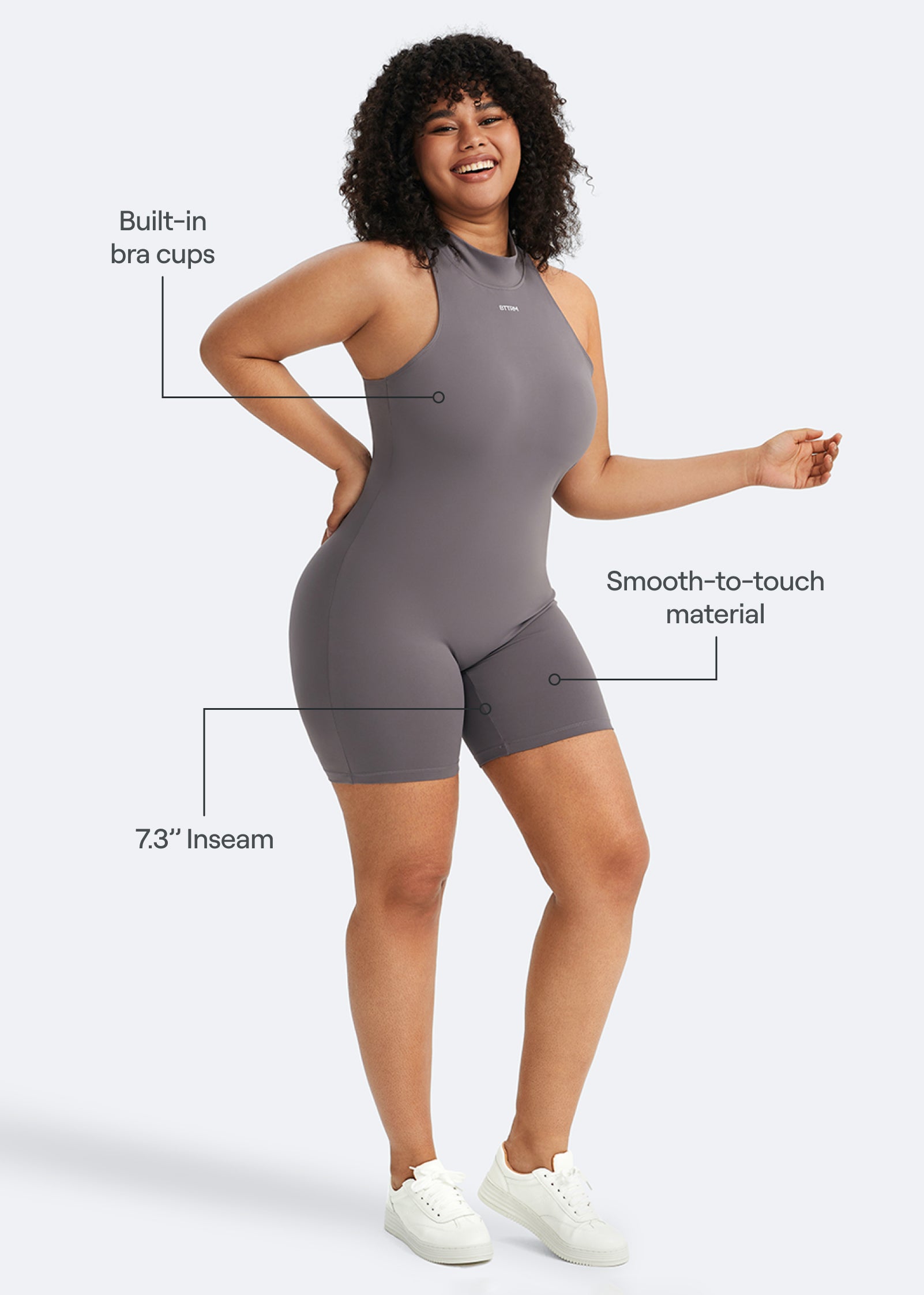 Sleeveless High-Neck Bodysuit - Image 8
