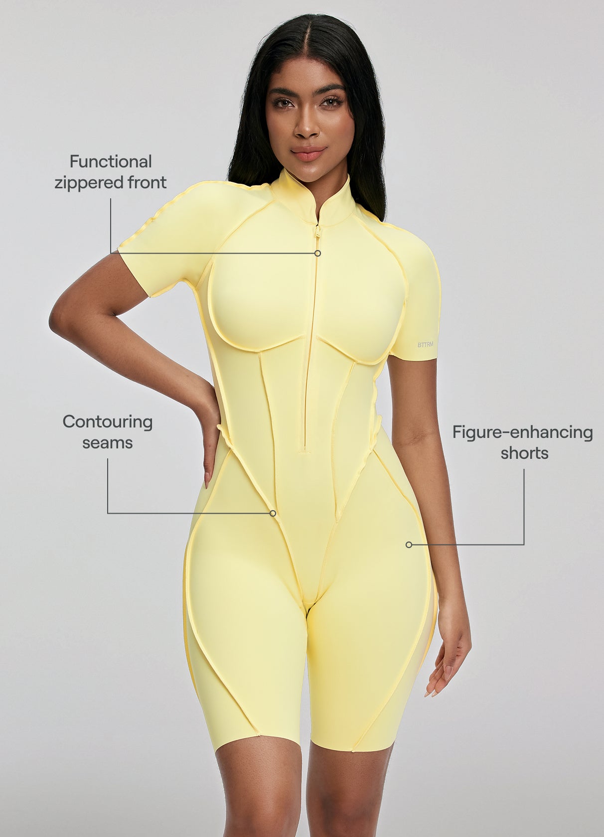 Sleek Shorts Catsuit - Image 2