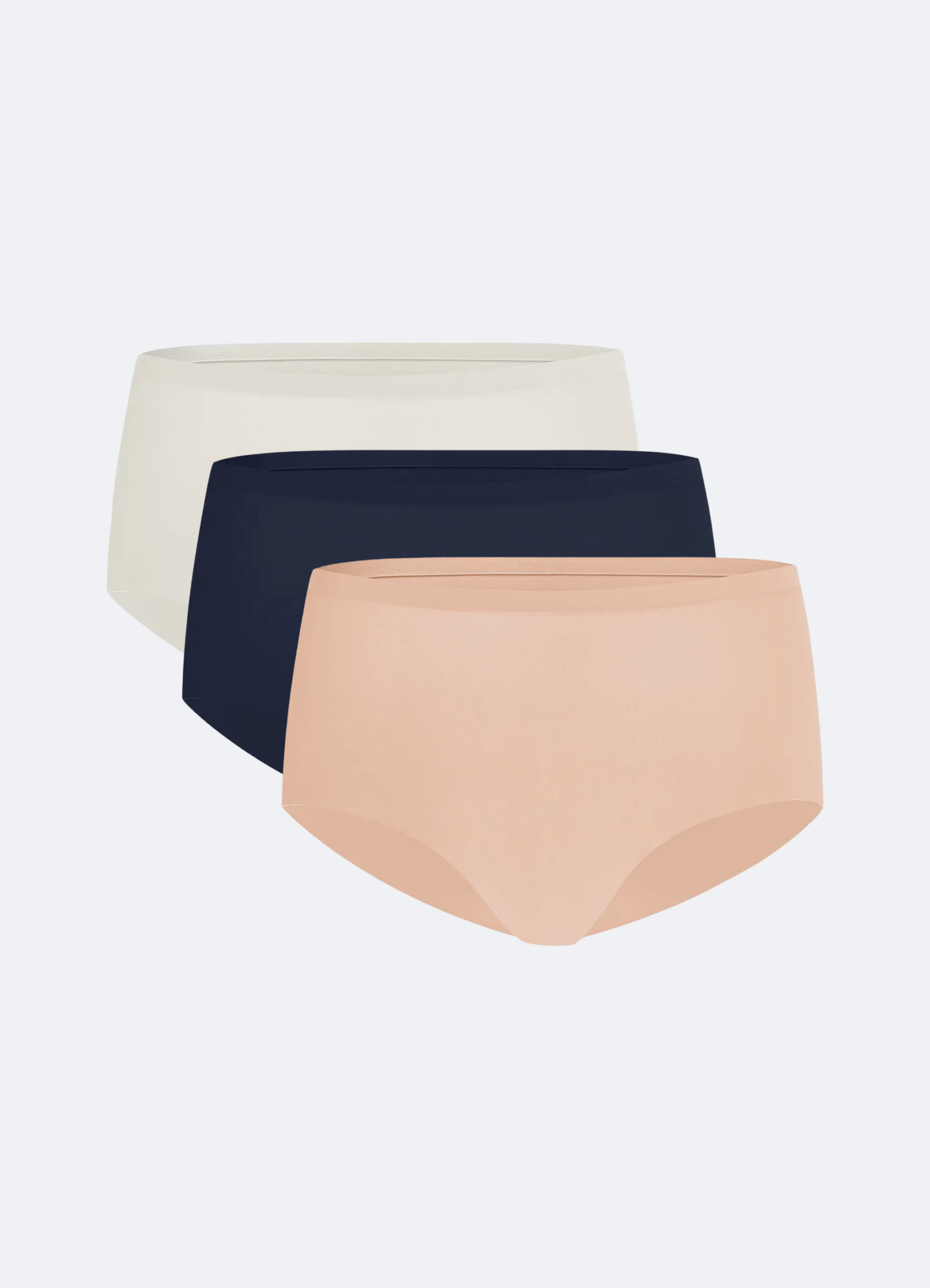 Seamless Mid-Rise Boyshort 3-Pack
