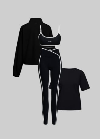 Zip Jacket & Relaxed Tee Set
